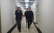 体育学院院领导走访学生宿舍