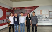 体育学院学生党支部参观红军长征胜利80周年主题展览