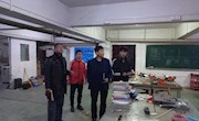 体育学院院领导走访体院航模实验室